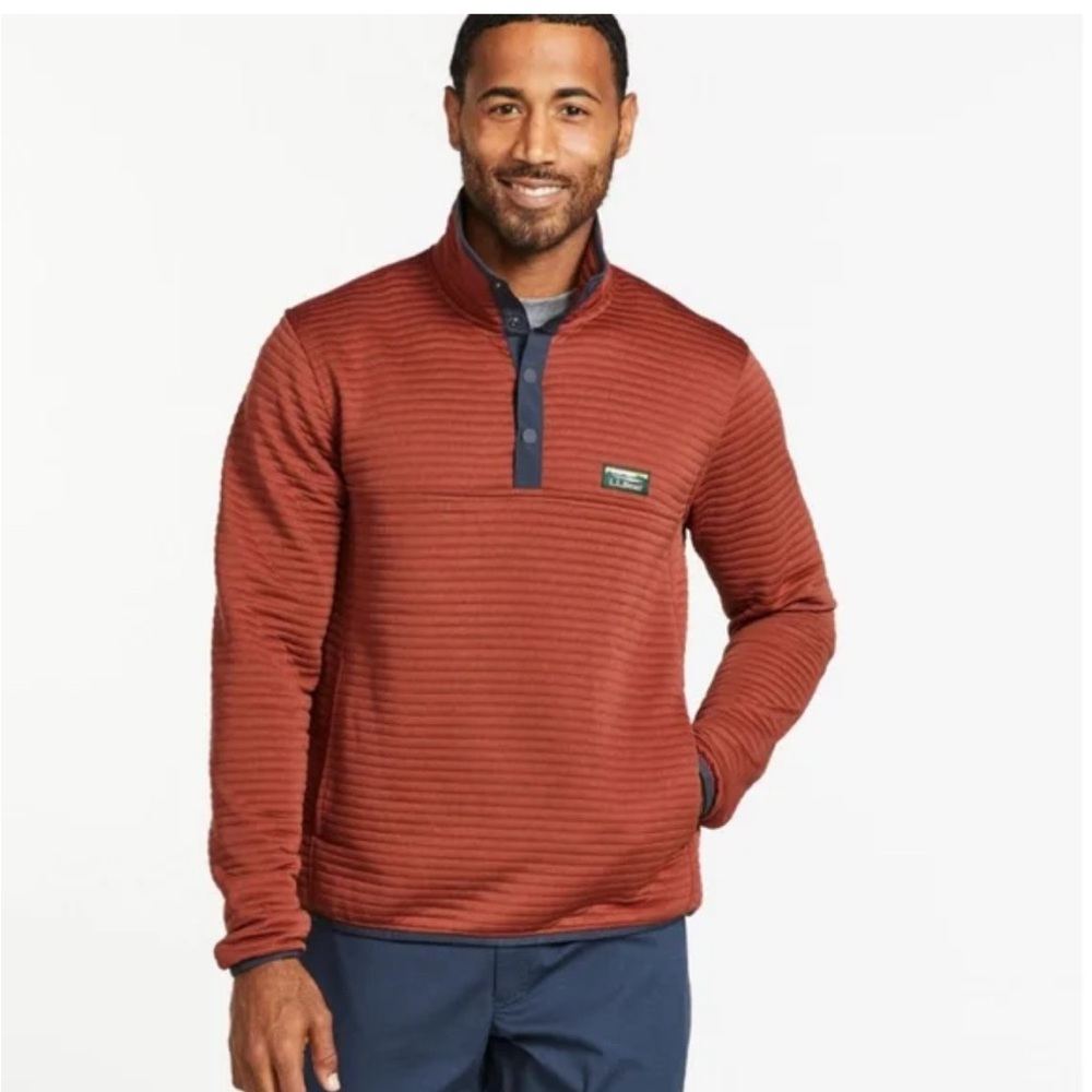 Ll Bean Performance Airlight Knit Pullover - image 2